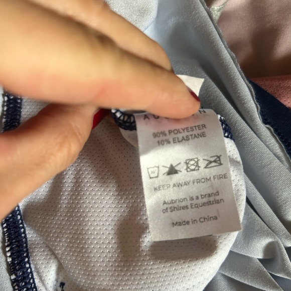 Shires Aubrion Highgate Womens Short Sleeve Base Layer - Ombre. - Picture 9 of 10